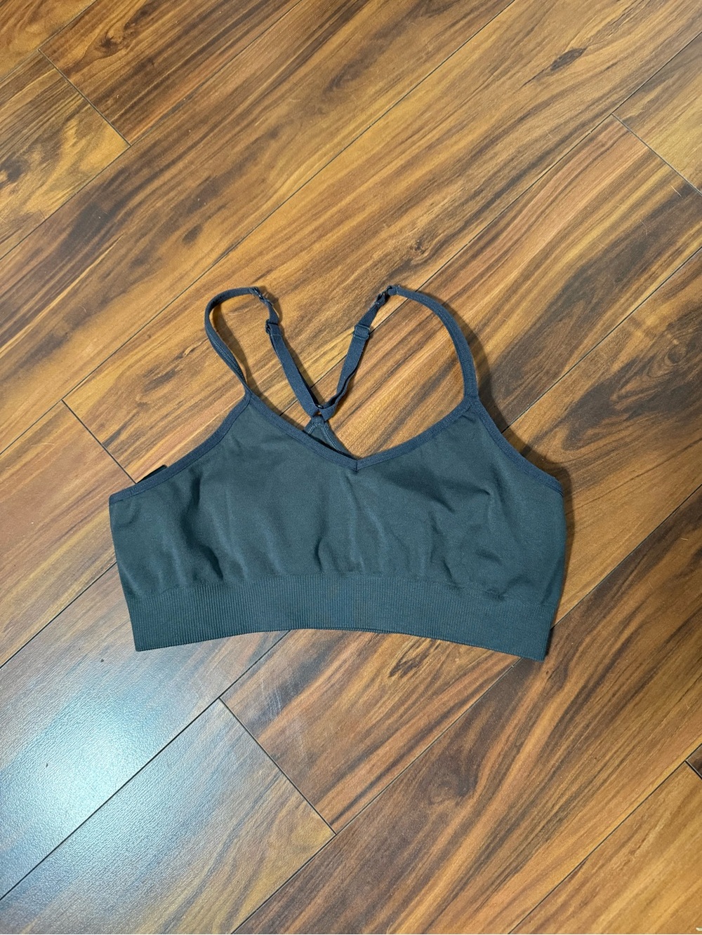 Gymreapers Wireless Seamless Bralette - Black